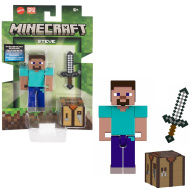 Minecraft: Steve karakter figura szett - Mattel