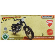 Matchbox: Papírdobozos Indiana Jones Themed Ducati Scrambler motor 1/64 - Mattel