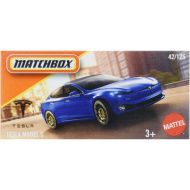 Matchbox: Papírdobozos Tesla Model S kék kisautó 1/64 - Mattel