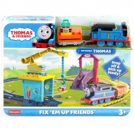 Fisher-Price: Thomas és barátai pályaszett Sandivel és Carlyval - Mattel