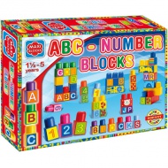 Maxi Blocks ABC építőkockák 64db-os - D-Toys