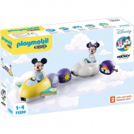 Playmobil 1.2.3 &amp; Disney: Mickey és Minnie egér felhőrepülővel (71320)