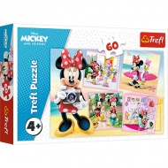 Minnie egér: Bájos Minnie puzzle 60db-os - Trefl