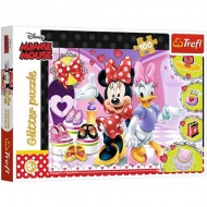 Minnie és Daisy csillám puzzle 100db-os - Trefl