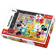 Minnie: Születésnapi torta 30 db-os puzzle - Trefl