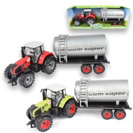 Farm Truck Series: Piros vagy zöld víztartályos traktor 46cm