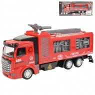 Fire Rescue: Lendkerekes tűzoltóautó víz agyúval 19cm