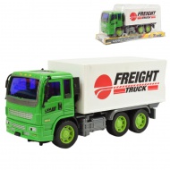 Construction Truck: Konténeres teherautó lendkerekes kialakítással 19cm