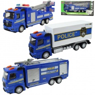 Magic Truck: Rendőrségi lendkerekes kamion többféle változatban 20cm