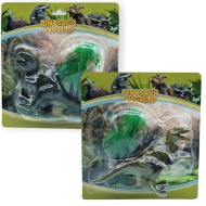 Dino World: T-rex vagy Raptor figura fával