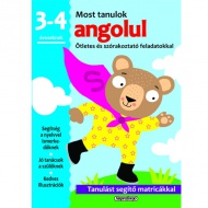 Most tanulok... angolul 3-4 éveseknek készségfejlesztő matricás füzet