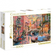 Naplemente Velencében HQC 6000db-os puzzle - Clementoni