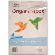 Origami lapok A/4-es 20 db-os