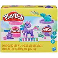 Play-Doh: 6 tégely gyurma élénk színekben 340g - Hasbro