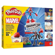 Play-Doh: Marvel Pókember Launch &amp; Slice harci játékszett - Hasbro