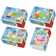 Peppa malac legszebb napjai 54db-os mini puzzle 4 féle - Trefl