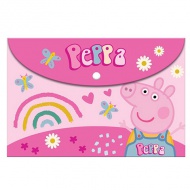 Peppa malac rózsaszín patentos irattartó mappa A/4-es méretben