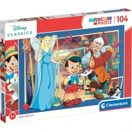 Disney Pinokkió 104db-os Super puzzle - Clementoni