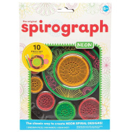 Spirograph: NEON spirográf 10db-os kreatív szett