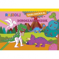 Rajzolj sablonokkal - Dinoszauruszok kifestő