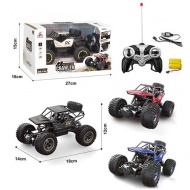 RC távirányítós hegymászó Jeep 27MHz 1/18 kétféle változatban