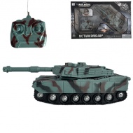 RC Távirányítós terepmintás M1 Abrams tank fénnyel és hanggal 1/32-es méretarány 23cm