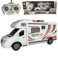 RC Távirányítós Touring Car lakóautó fénnyel 27MHz 1/32-es méretarány 25cm