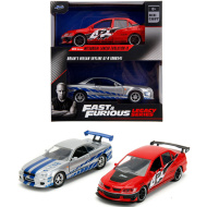 Halálos iramban: Mitsubishi Lancer Evolution IX és Nissan Skyline GT-R (BNR34) 2db-os csomag 1/32 méretarányban - Jada Toys