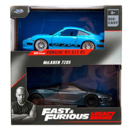 Halálos iramban: Porsche 911 GT3 RS és McLaren 720S 2db-os csomag 1/32 méretarányban - Jada Toys