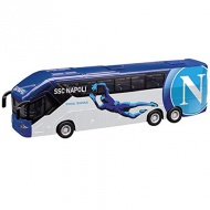 SSC Napoli csapatbusz, hátrahúzós kisautó 1/50 - Mondo Motors