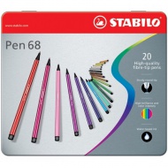 Stabilo: Pen 68 fém dobozos filctoll készlet 20db-os