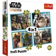 Star Wars: The Mandalorian 4 az 1-ben puzzle - Trefl