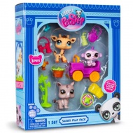 Littlest Pet Shop: 3db-os figura csomag 1. széria - Szafari