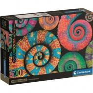 Colorboom Collection: Színes kaméleonok 500db-os Compact puzzle - Clementoni