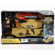 Special Combat terepmintás tank akció figurával 26cm-es