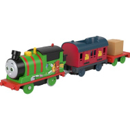 Thomas kedvenc pillanatok: Percy postakocsival motorizált vonatszett - Mattel