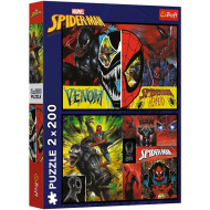 Marvel: Pókember vs Venom 2x200db-os puzzle - Trefl