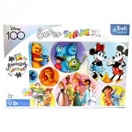 Disney Szereplők Színvilága 160db-os XL méretű puzzle - Trefl