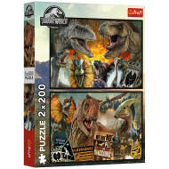 Jurassic World 2x200db-os puzzle - Trefl