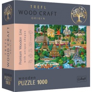 Wood Craft Híres helyek: Franciaország 1000db-os prémium fa puzzle - Trefl