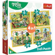 Treflik közös mulatsága 4 az 1-ben puzzle - Trefl