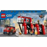 LEGO® City: Tűzoltóállomás és tűzoltóautó (60414)