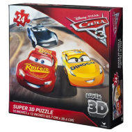 Verdák 3 szuper puzzle 3x24db-os 3D hatású képpel