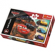 Verdák 3: Villám McQueen és barátai puzzle 60db-os - Trefl