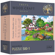 Wood Craft: Nyári kikötő fa puzzle 500+1db-os - Trefl