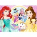 Disney Hercegnők: Ariel és Belle 100db-os csillámló puzzle - Trefl