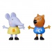 Peppa malac: Emily Elephant és Freddy Fox 2db-os figura szett - Hasbro