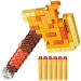 Nerf: Minecraft Firebrand fáklya szivacslövő fegyver szett 6 db tölténnyel - Hasbro