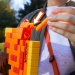 Nerf: Minecraft Firebrand fáklya szivacslövő fegyver szett 6 db tölténnyel - Hasbro