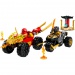 LEGO® Ninjago: Kai és Ras autós és motoros csatája (71789)